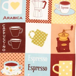 Détente et cappuccino 2 essuie-mains