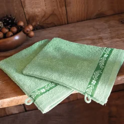 Ecureuil & Cie 2 gants de toilette