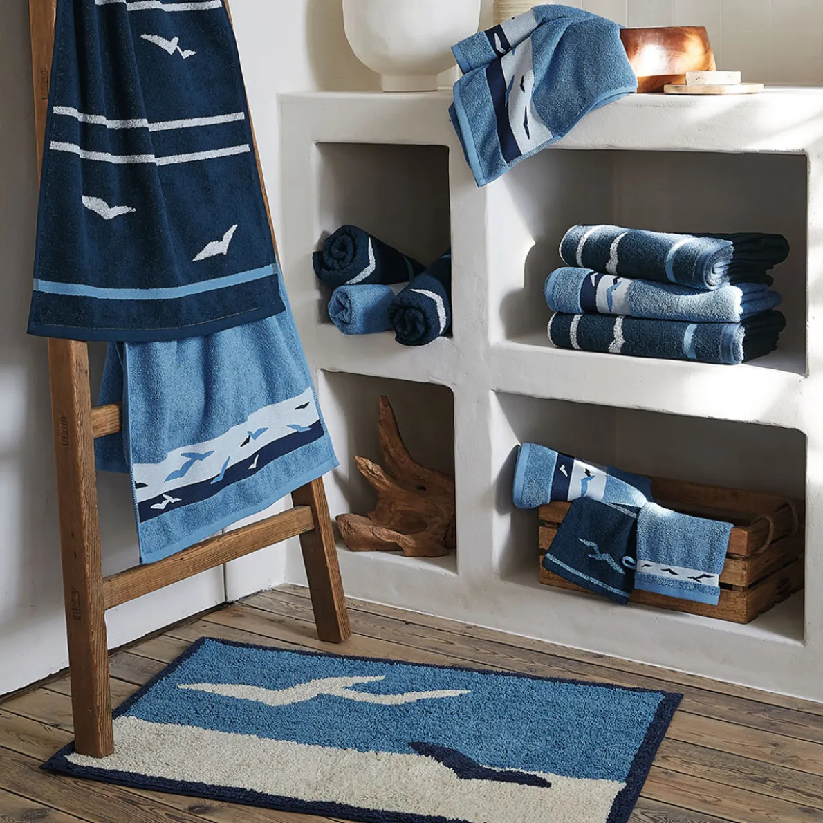 En pleine mer Drap de bain