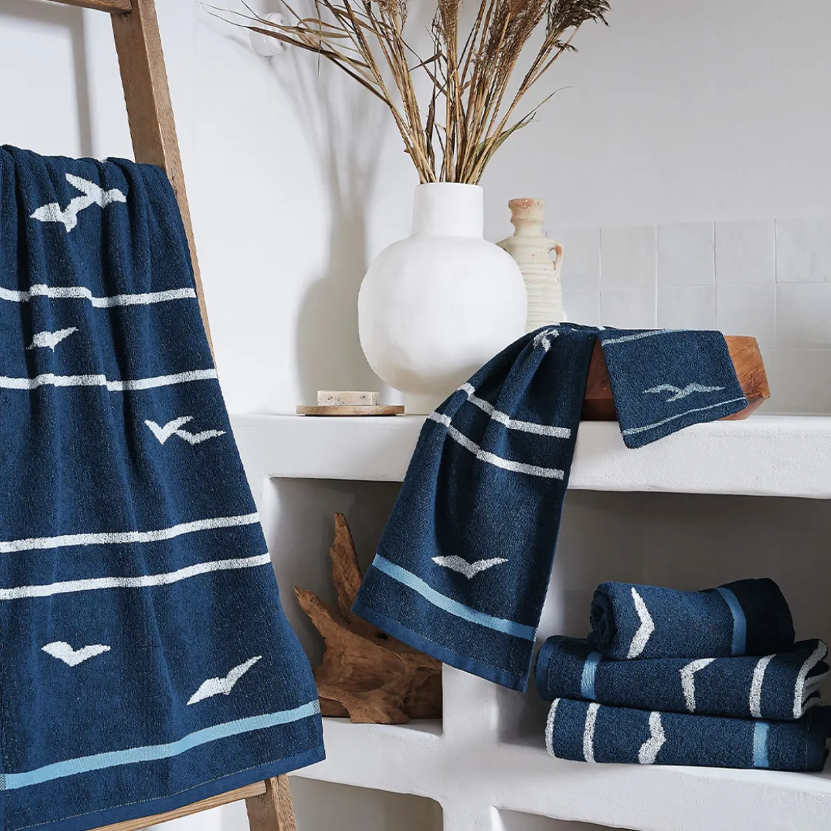En pleine mer Linge de bain