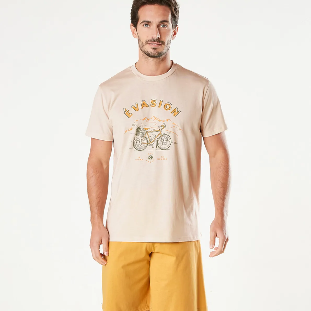Evasion Pyjama short ivoire