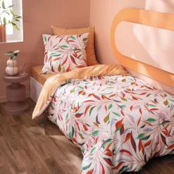 Feuilles à fleurs Linge de lit