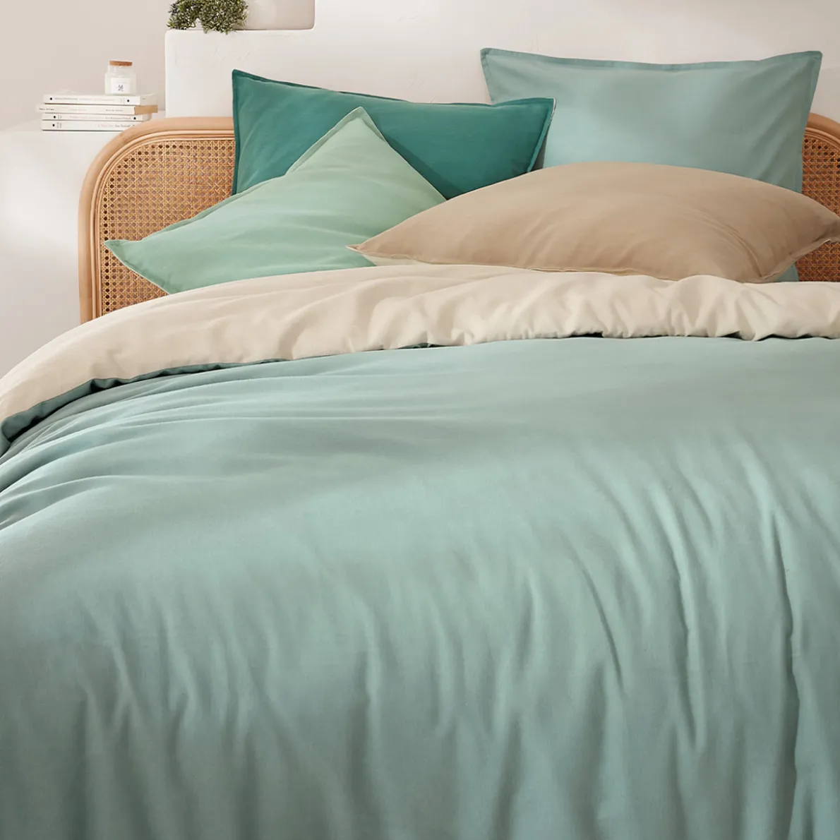 Flanelle unie Housse de couette
