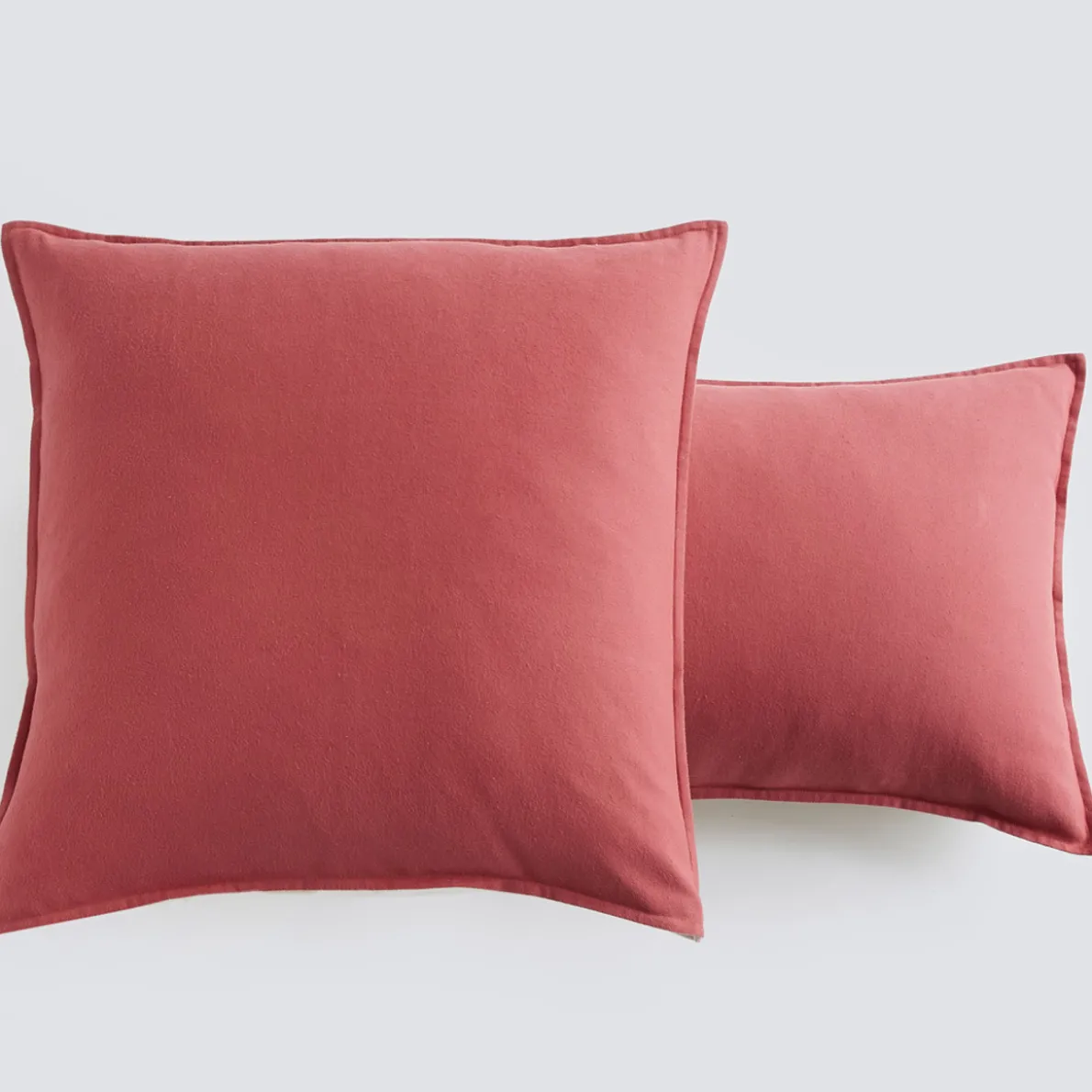 Flanelle unie Taie d'oreiller