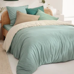 Flanelle unie Taie d'oreiller