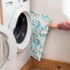 Fleur de porcelaine Panier à linge pliable