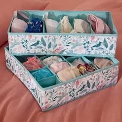 Fleur de porcelaine 2 rangements lingerie