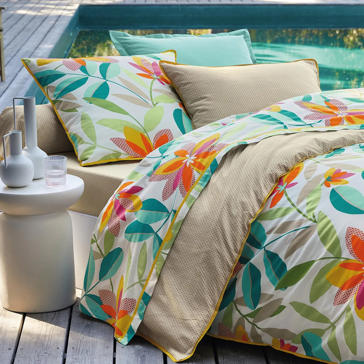 Fleurs de jazz Housse de couette