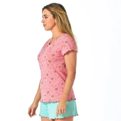 Fleurs de jazz Pyjama rose