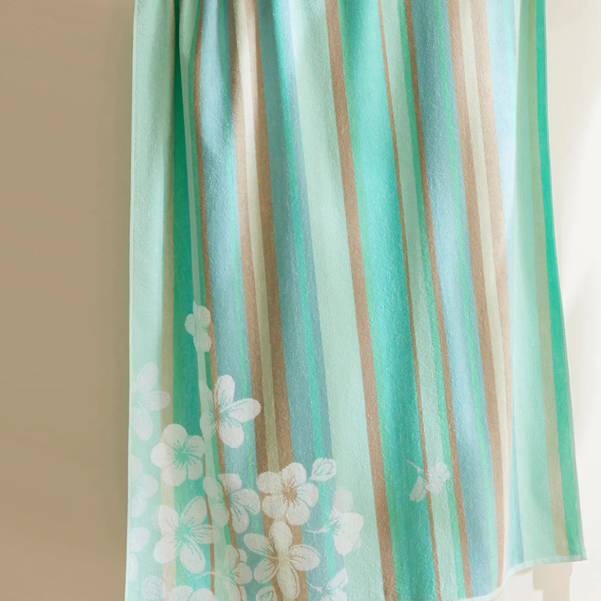 Fleurs de sérénité Maxi drap de bain