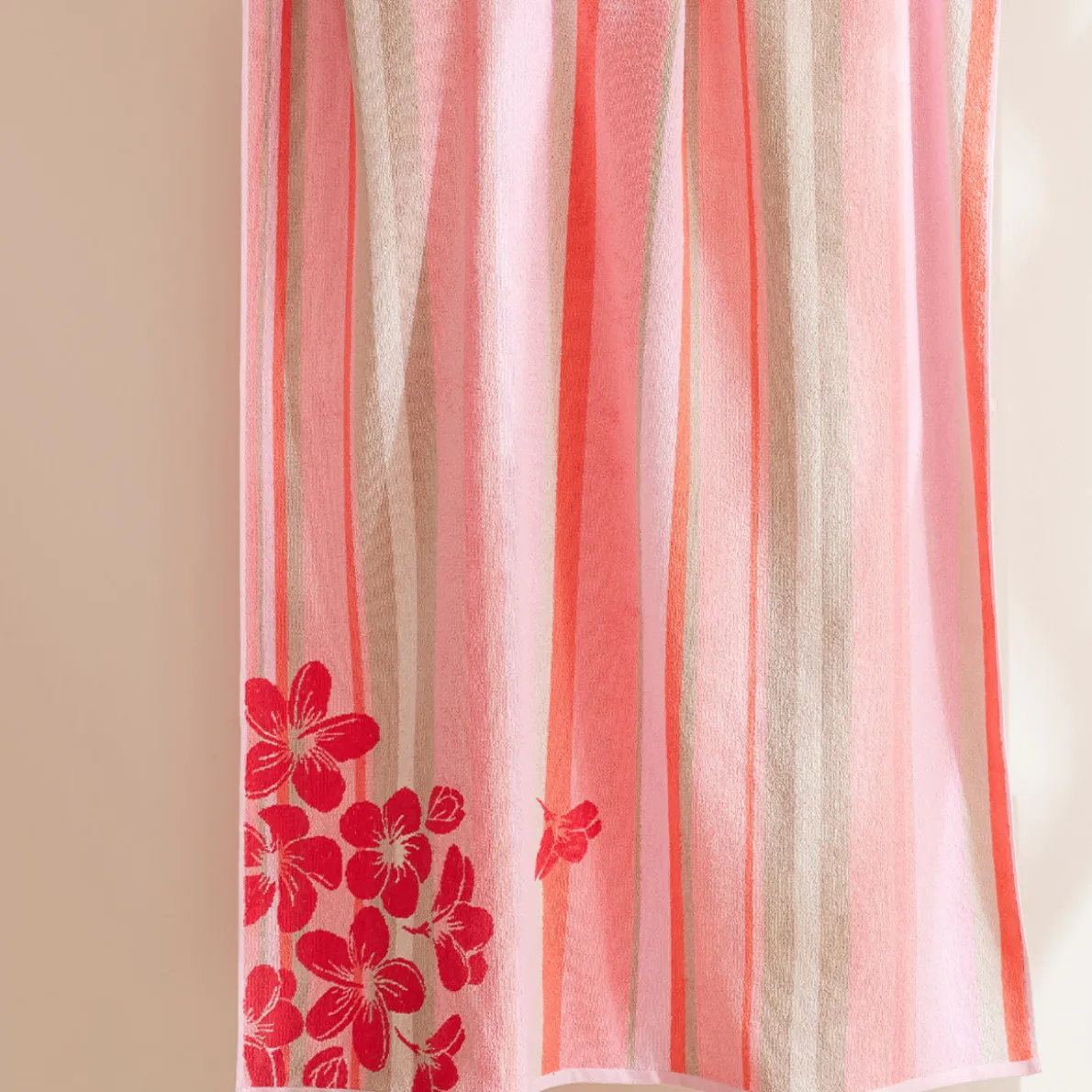 Fleurs de sérénité Maxi drap de bain