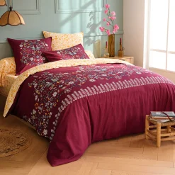Folk en fleurs Drap-housse
