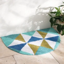 Herbier imaginaire Tapis de bain tufté
