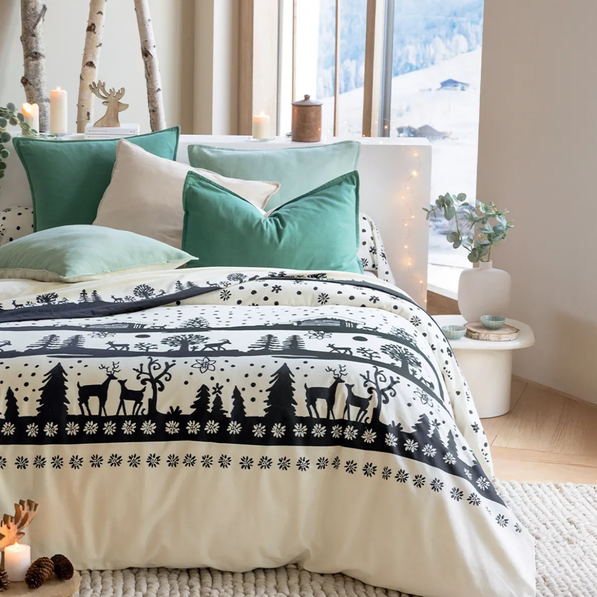 Hiver folk Linge de lit