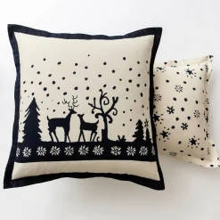 Hiver folk Taie d'oreiller