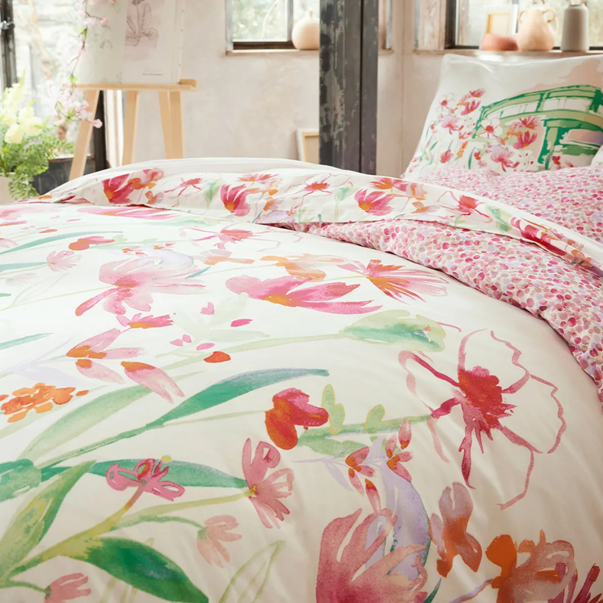 Jardin des peintres Housse de couette