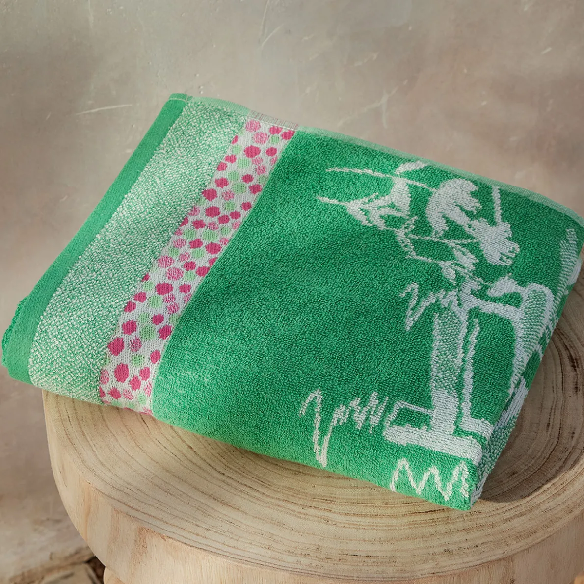 Jardin des peintres Serviette de bain