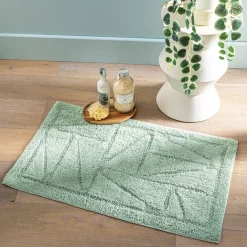 Jeu de lignes Tapis de bain tufté