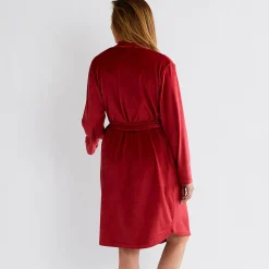 Joli fil rouge Robe de chambre