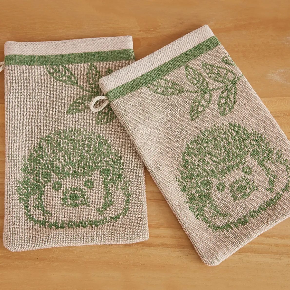 La famille d'Henry 2 gants de toilette