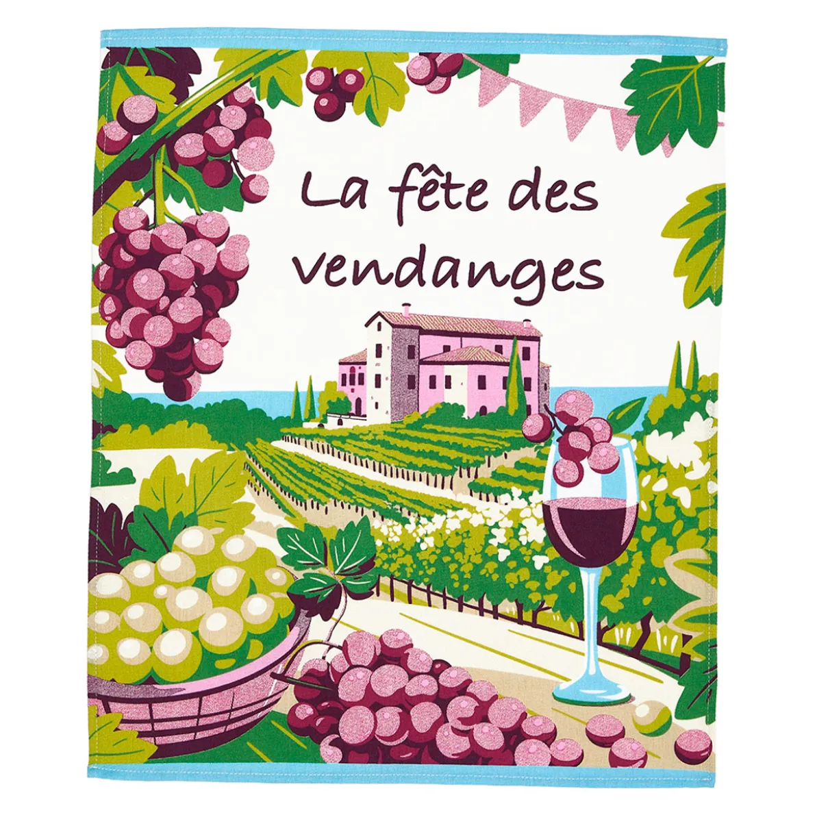 La fête des vendanges 3 torchons