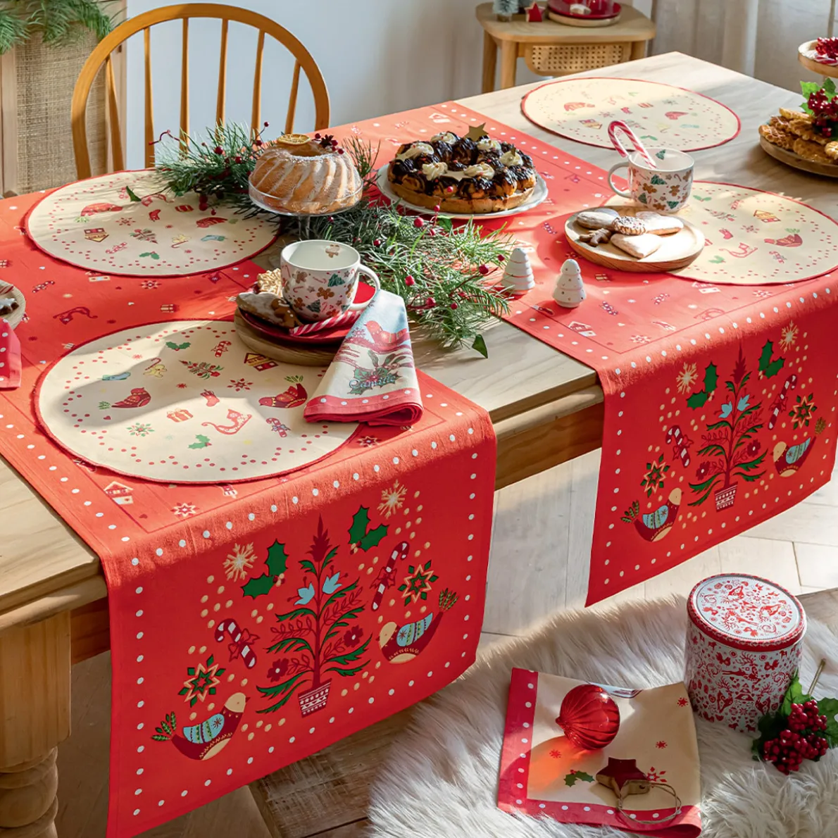 La valse des souvenirs Chemin de table