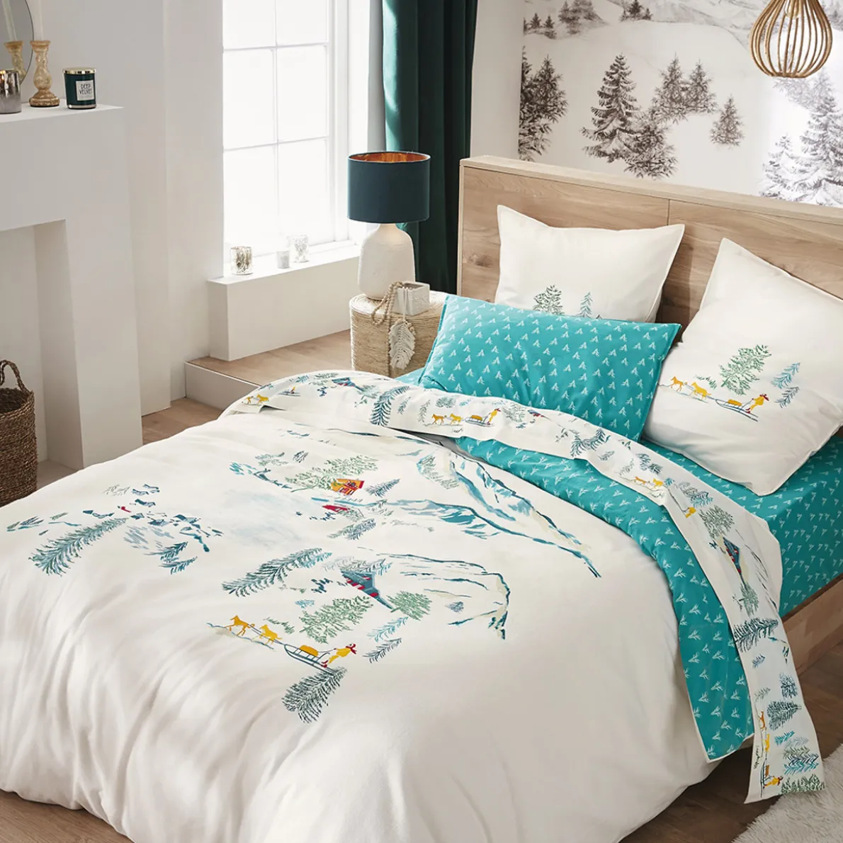 Le chalet des combettes Housse de couette