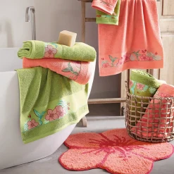 Le chant du colibri 2 gants de toilette
