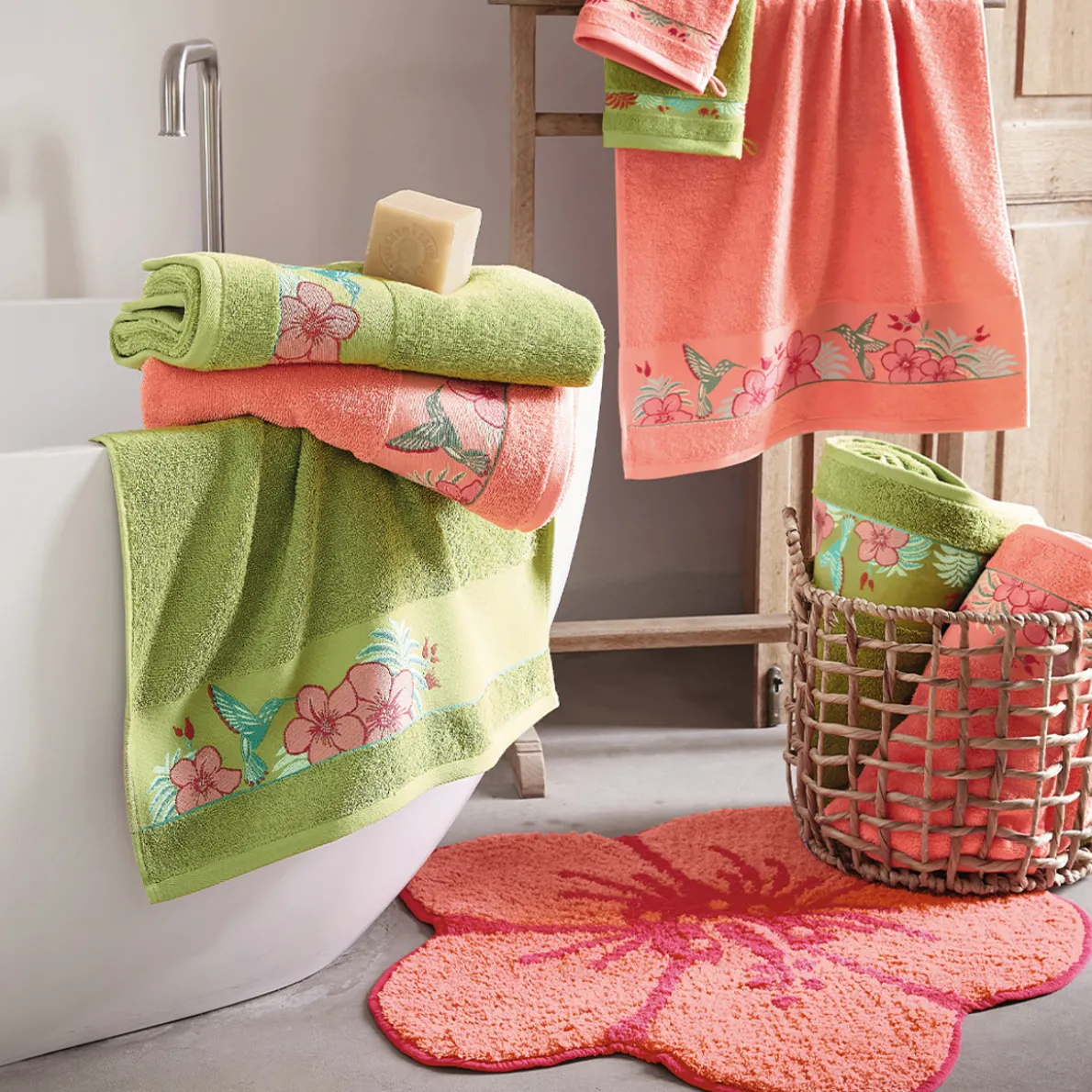 Le chant du colibri Linge de bain
