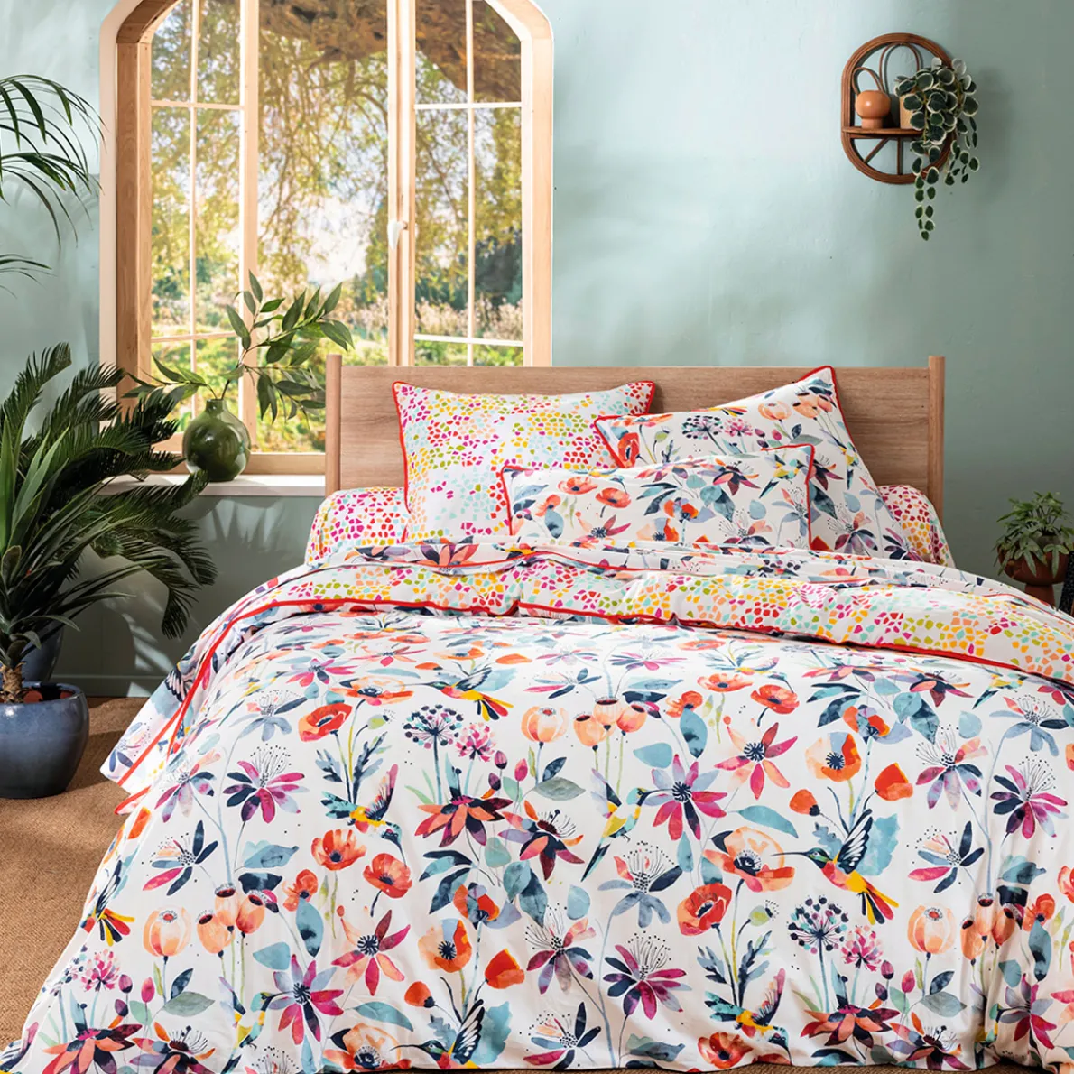 Le jardin du colibri Drap-housse