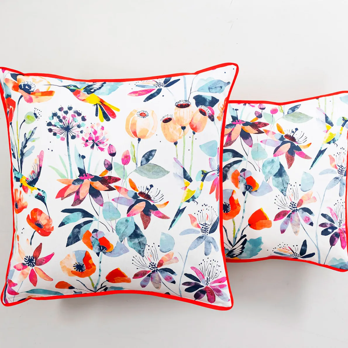 Le jardin du colibri Taie d'oreiller
