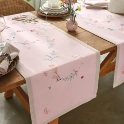 Les colliers de fleurs Chemin de table