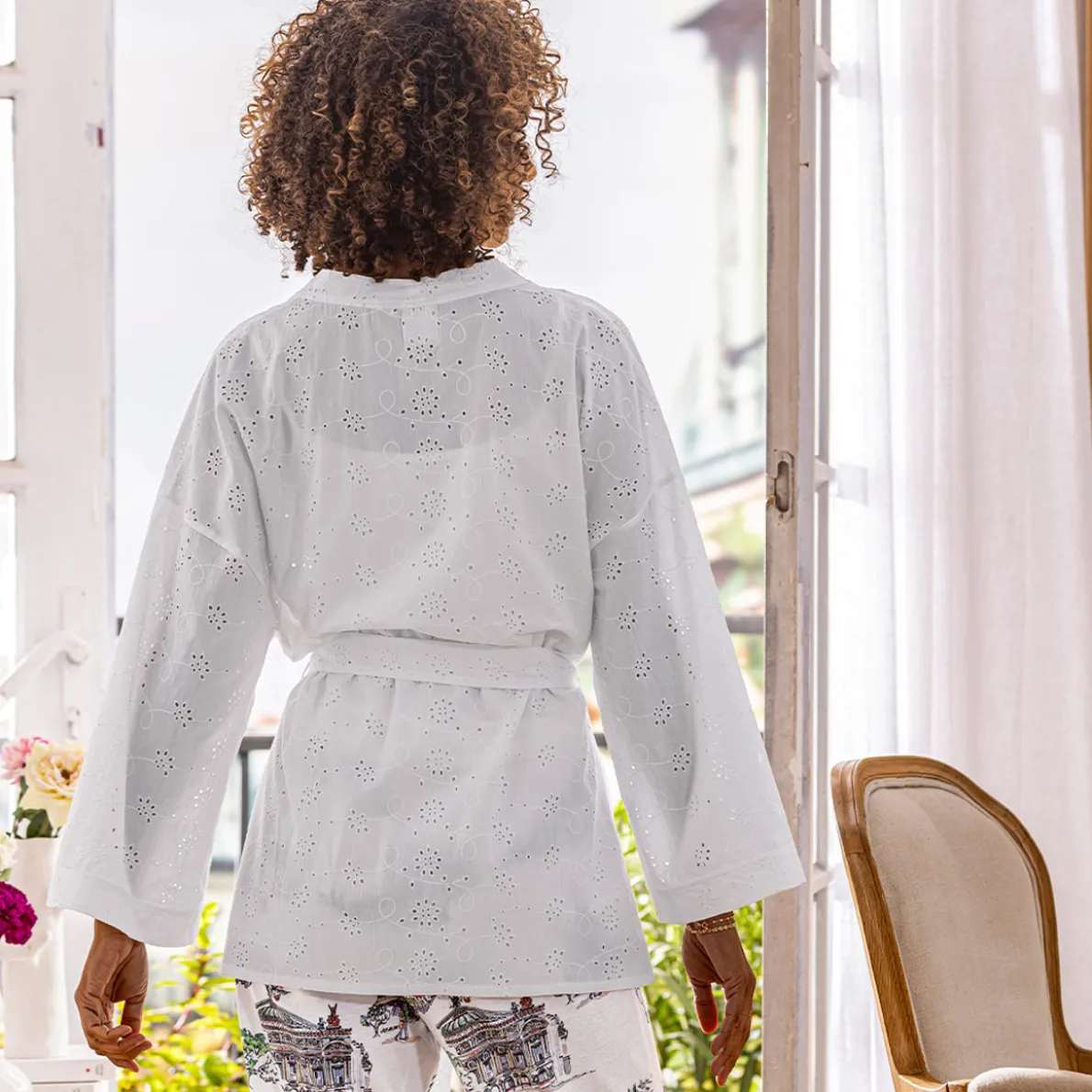 Les délicates Kimono court