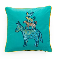 Les musiciens de Brême Housse de coussin âne
