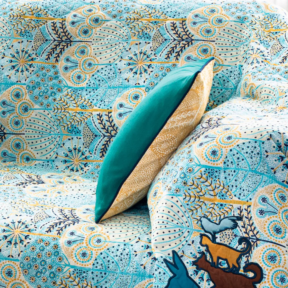 Les musiciens de Brême Housse de coussin