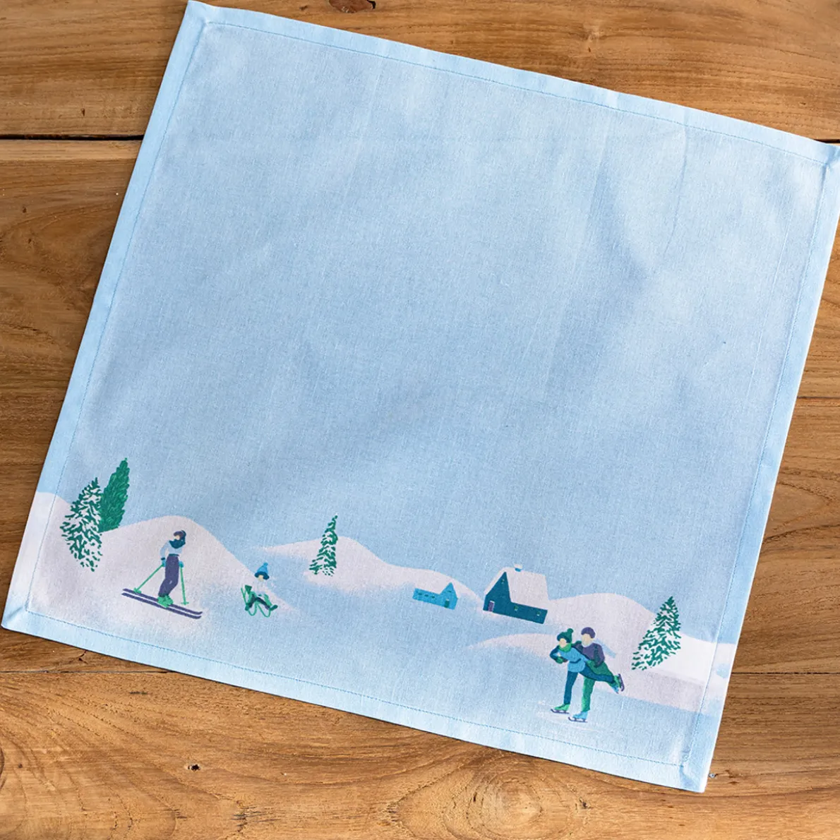 Les patineurs Serviettes de table