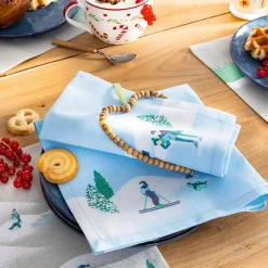 Les patineurs Serviettes de table