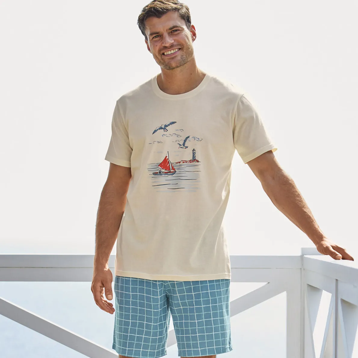 Ligne nautique Pyjama short