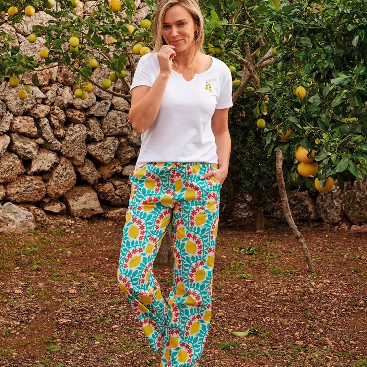 À l'ombre des citronniers Pantalon