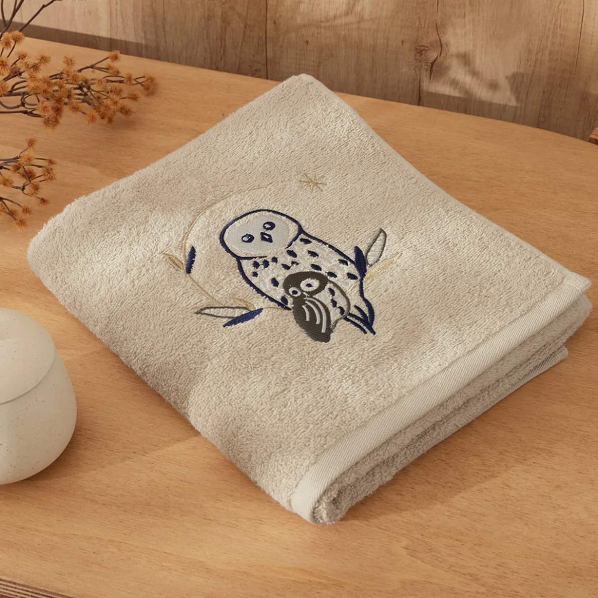 Lune scintillante Serviette de bain