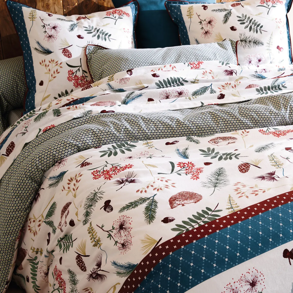 Ma cabane dans les bois Linge de lit