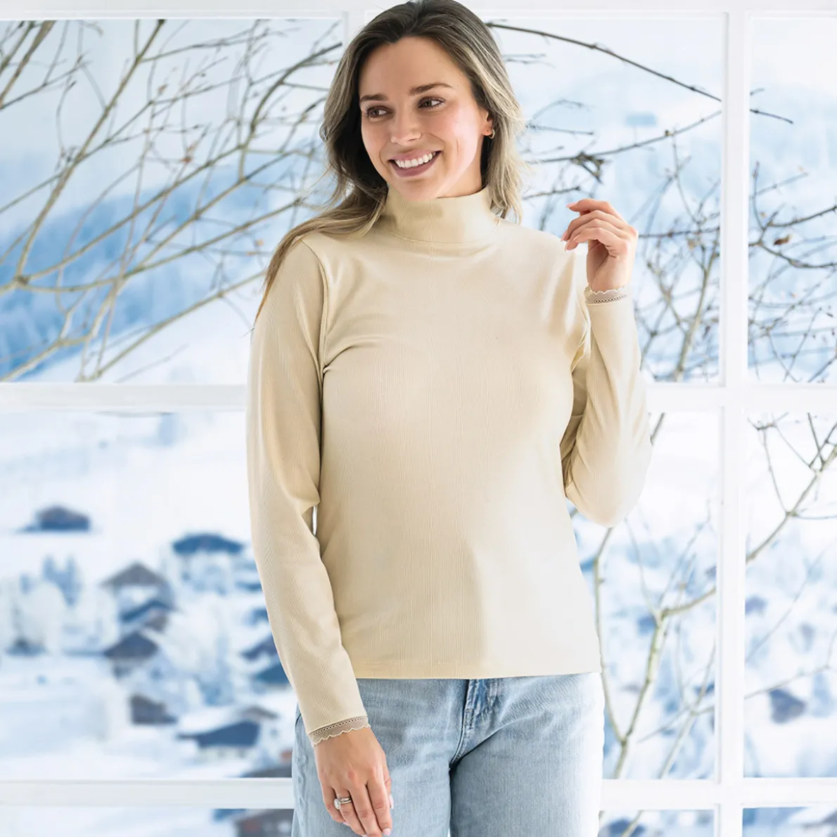 Mes essentiels thermiques T-shirt col montant