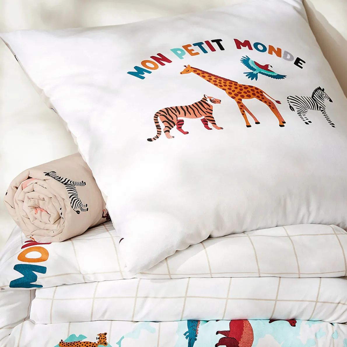 Mon petit monde Housse de couette