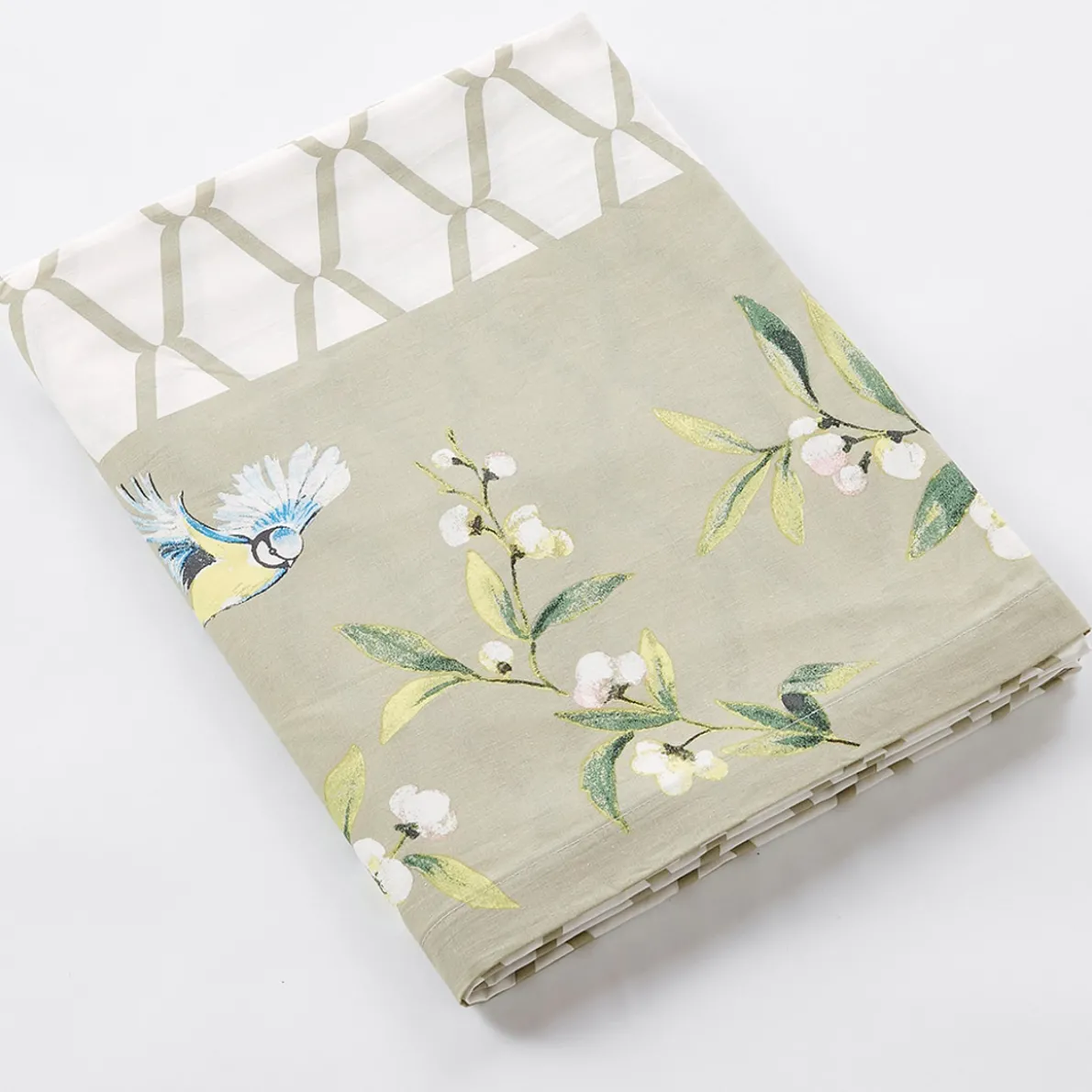 Mésanges et pommiers Drap