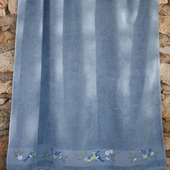 Mésanges et pommiers Maxi drap de bain