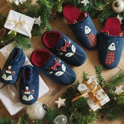 Noël en Laponie Chaussons enfant