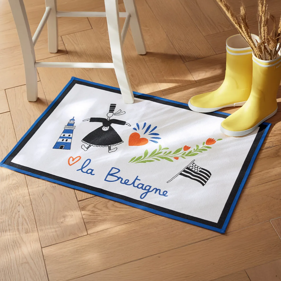 Nous aimons la Bretagne Tapis de cuisine