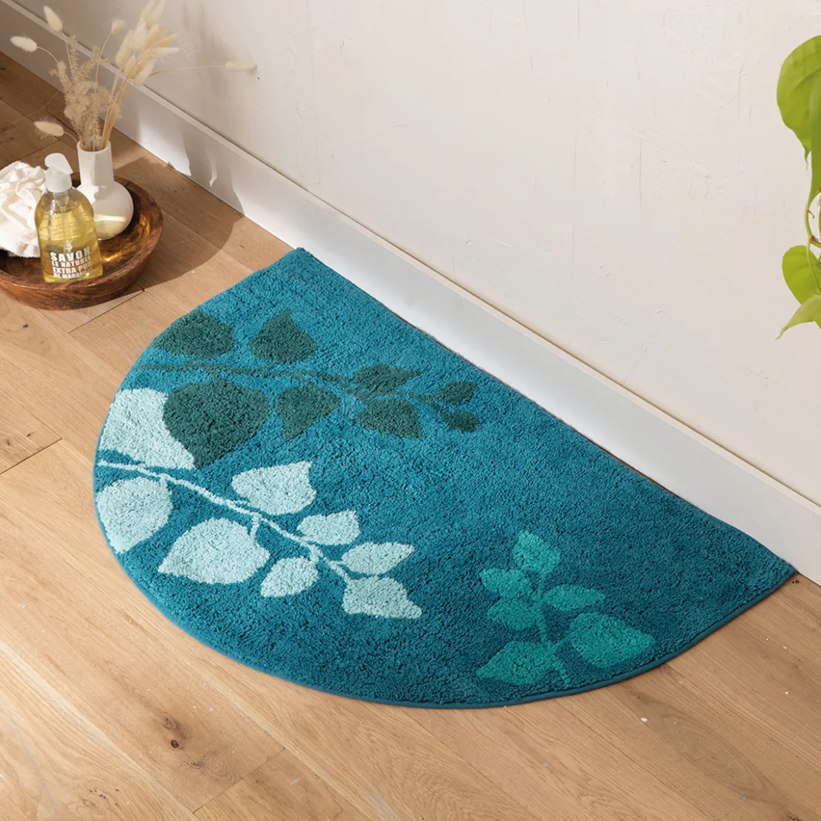 Nuance végétale Tapis de bain