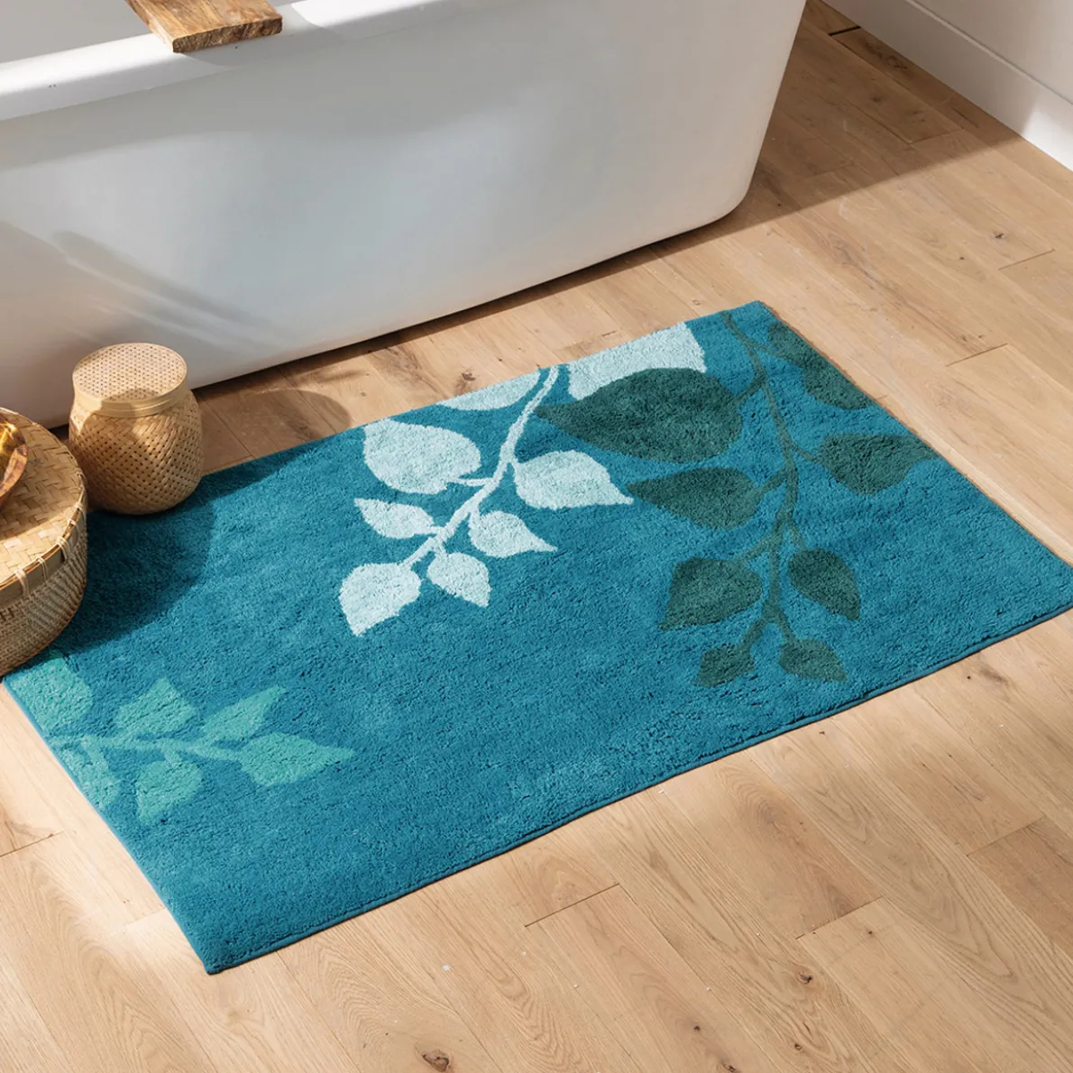 Nuance végétale Tapis de bain
