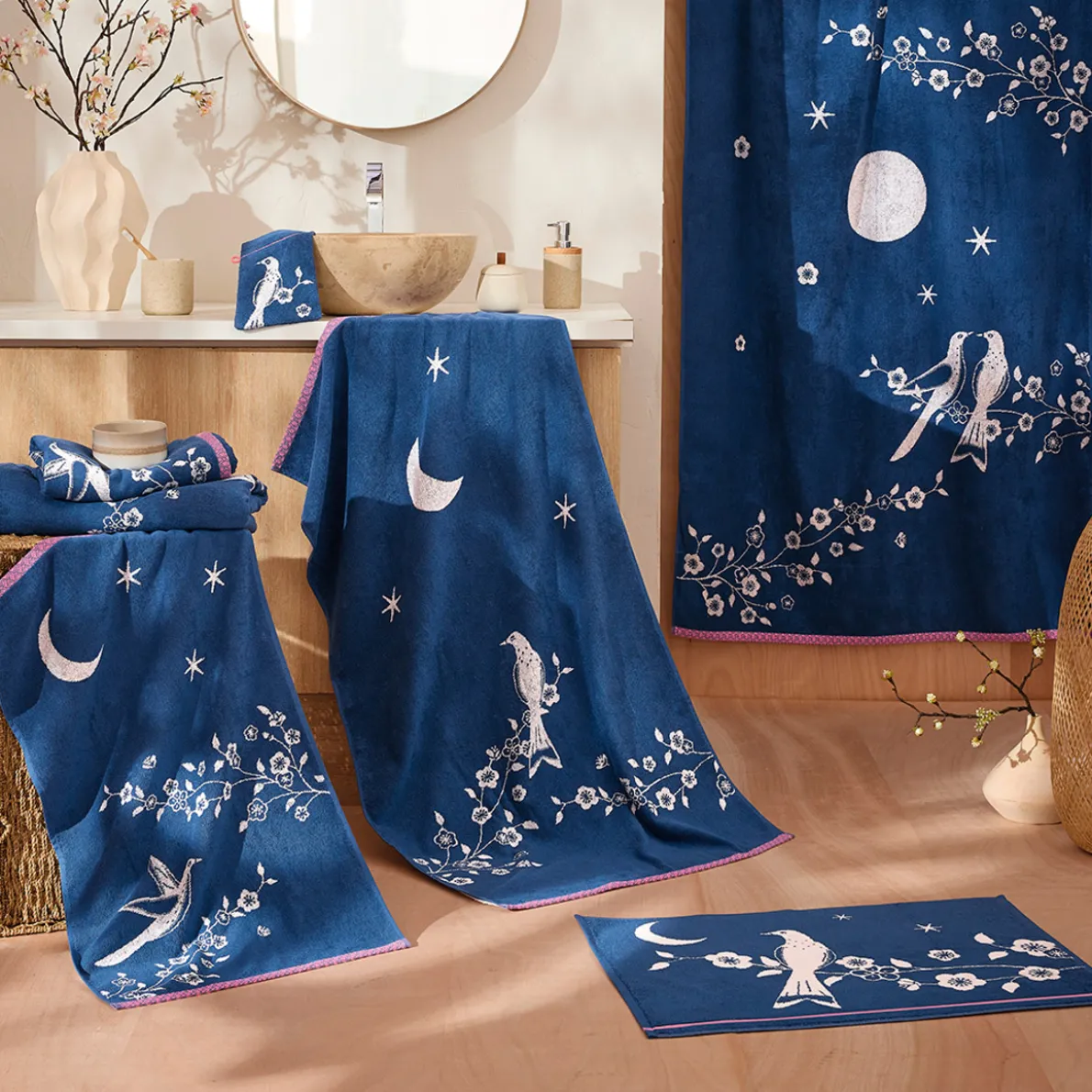 Nuit japonaise Maxi drap de bain